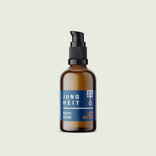 NO6 Bio Nachtcreme mit 2 komplexen Hyaluronsäuren - hochdosiert 30ml